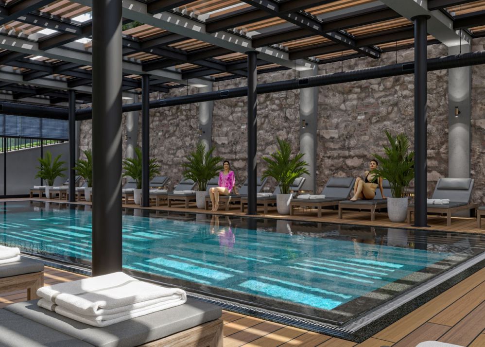 Spa, sauna ve Türk hamamı ile tatil konforunu evinizde yaşayın.Avsallar’da Lüks Yaşam ve Yatırım Fırsatı – Modern Rezidans Projesi
