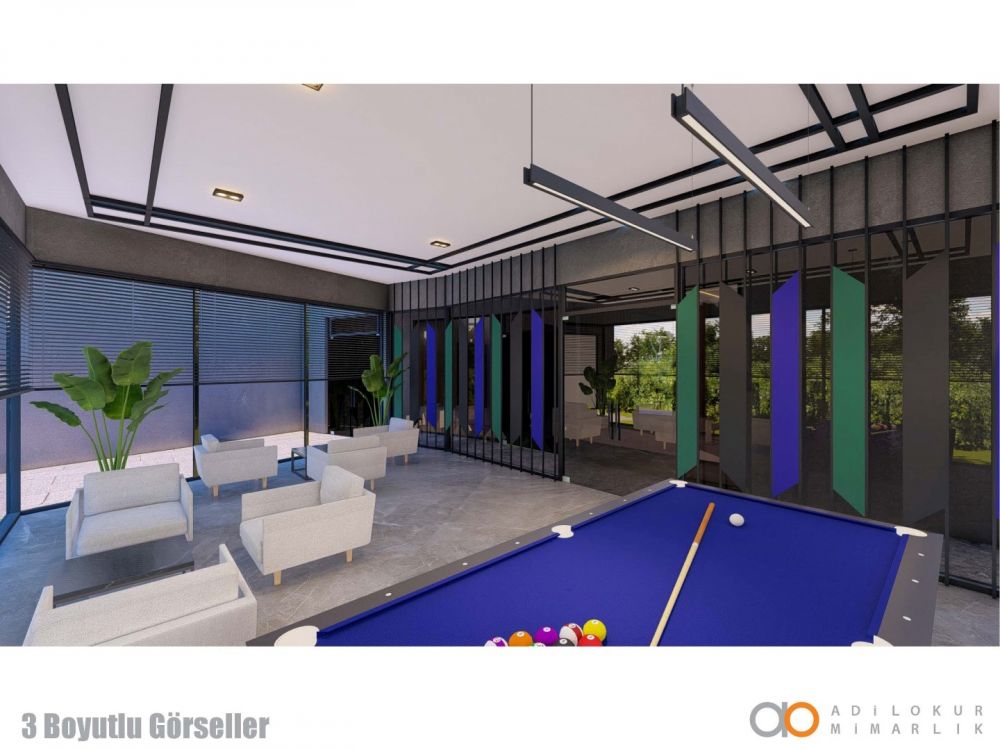 Игровая зона и зона отдыха внутри комплекса — комфорт для всех жителей.Современные апартаменты класса люкс в Каргыджаке – идеальны для жизни и инвестиций