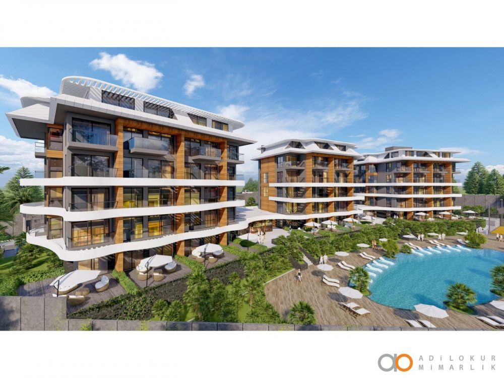 Alanya Kargıcak’ta Lüks Yaşam ve Yatırım Potansiyeli Sunan Modern Konut Projesi