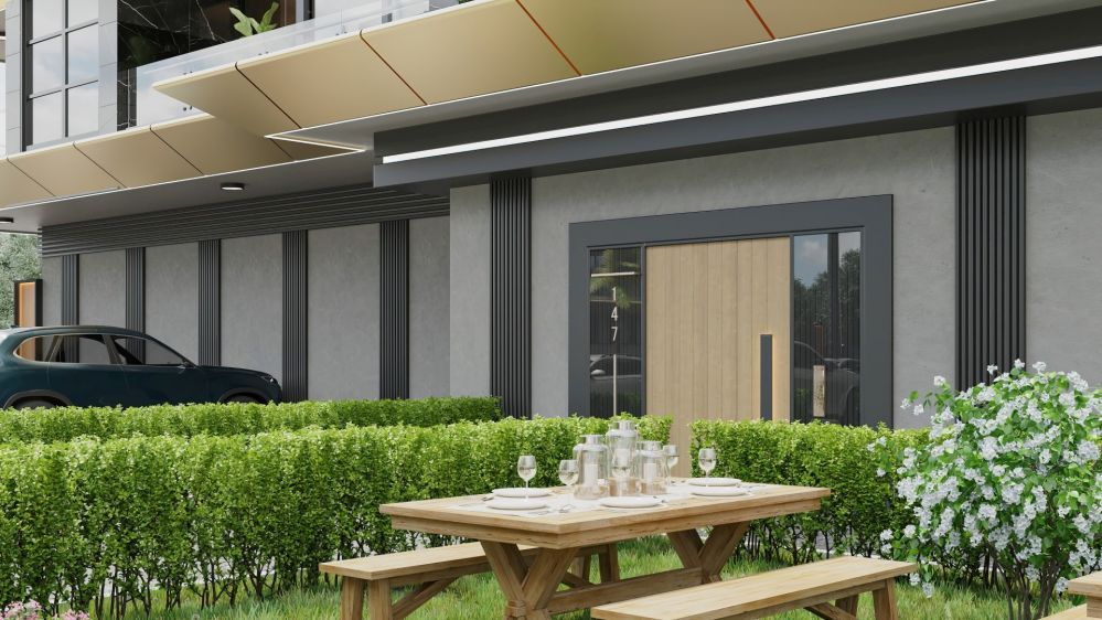 Просторные социальные зоны, подземная парковка и круглосуточная охрана для вашего удобства.Роскошная жизнь и инвестиции в Аланье – Каргыджак