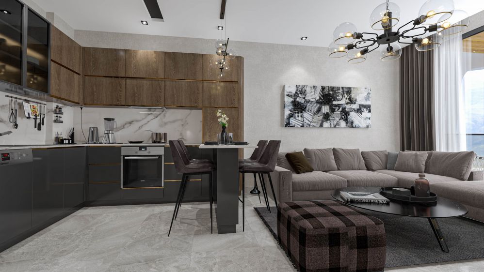 Luxury Modern Apartments and Spacious Duplex Options in Tosmur