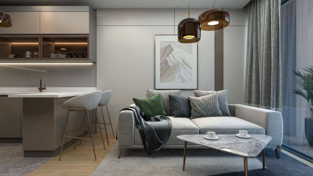 Modern Living Spaces Near the Coast in Erdemli