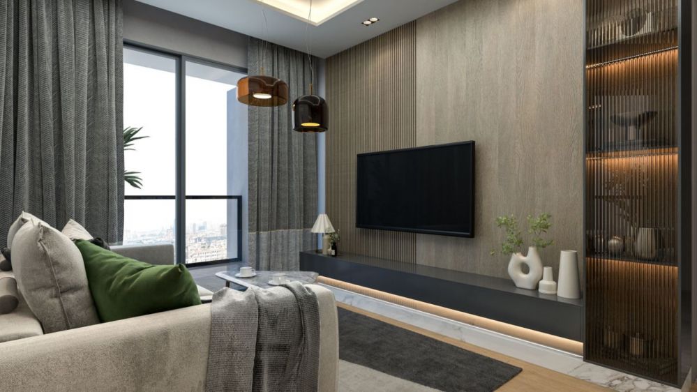 Studios and 1+1 apartments, 40-55m², in a premium residence at the project stage in the district of Tomyuk