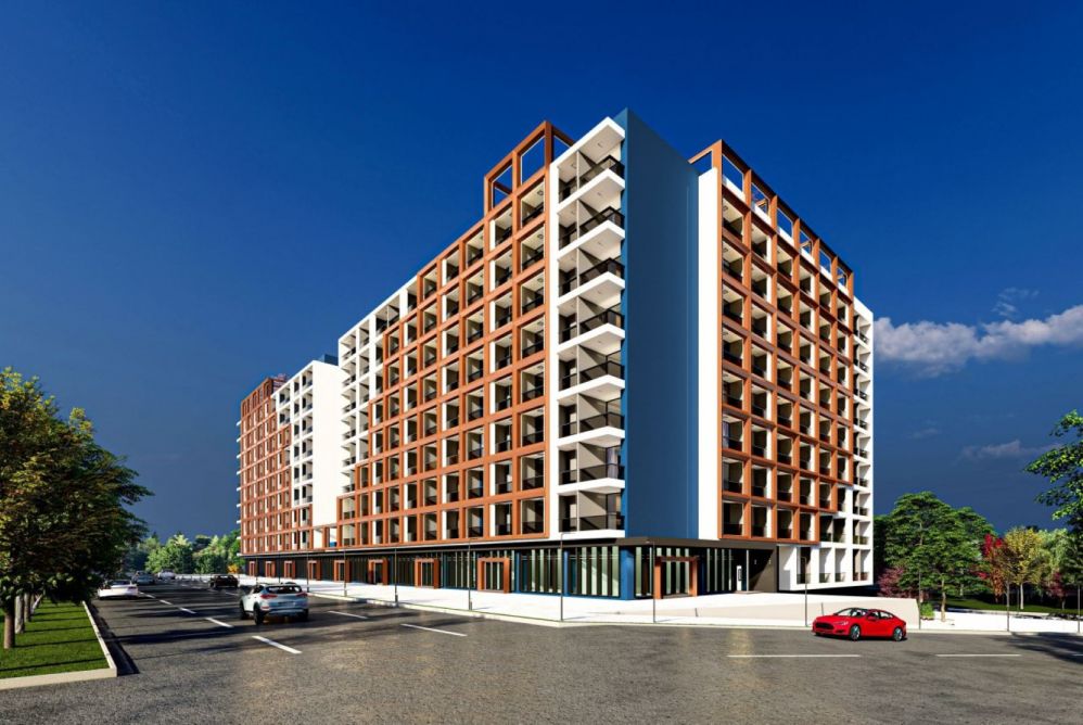 Studios and 1+1 apartments, 40-55m², in a premium residence at the project stage in the district of Tomyuk
