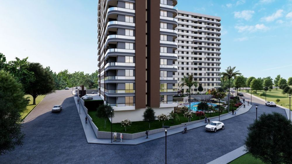 Mersin Kocahasanlı’da Denize 500 m Modern Rezidans Daireleri