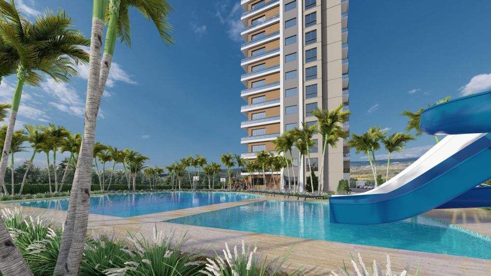 Mersin'de Lüks Konut Projesinde Prestijli Yatırımlık Daireler