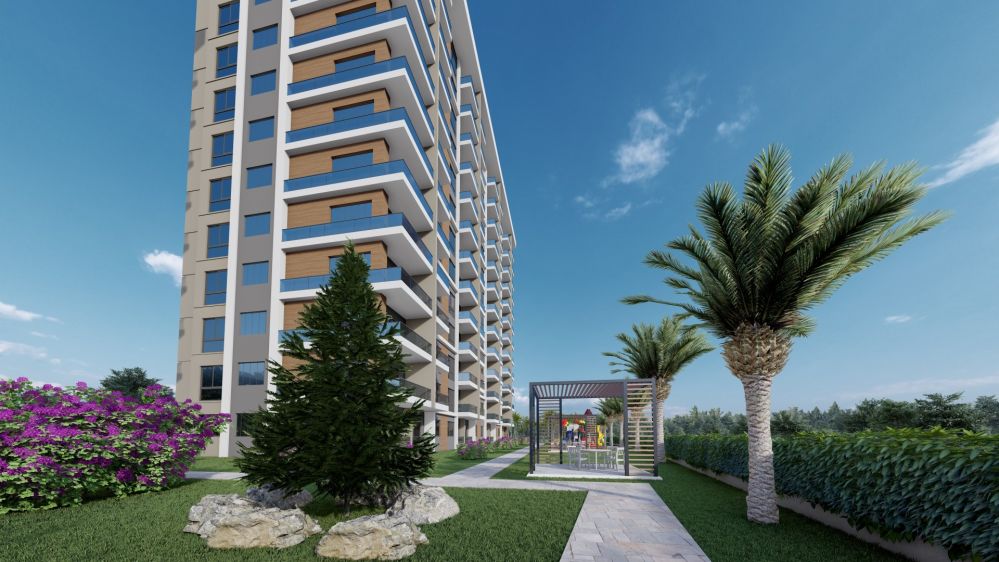 Mersin'de Lüks Konut Projesinde Prestijli Yatırımlık Daireler