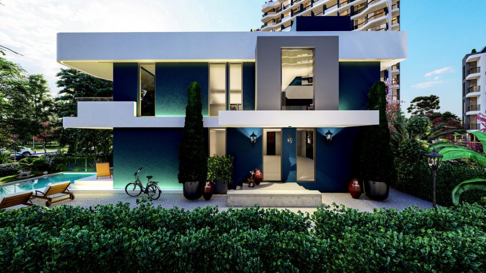 Residence and Villa Project with Large Social Facilities – 500 m from the Beach