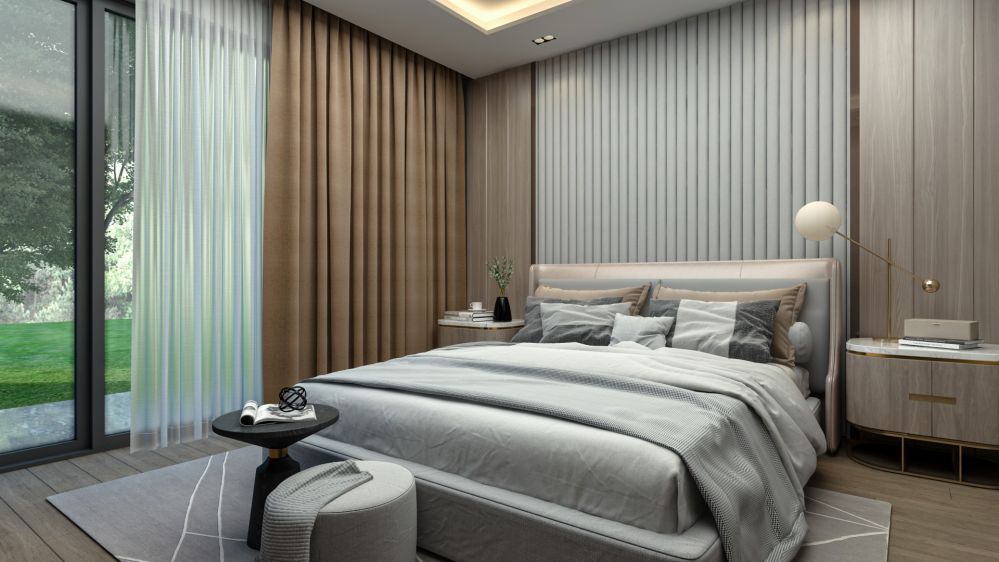 Residence and Villa Project with Large Social Facilities – 500 m from the Beach