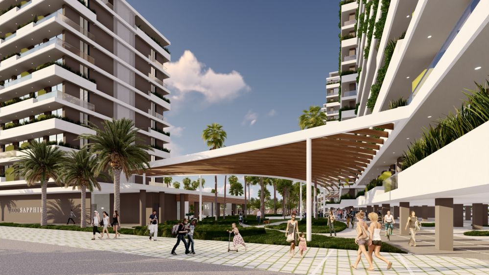 An investment project from a developer 550 meters from the sea, Iskele, Northern Cyprus