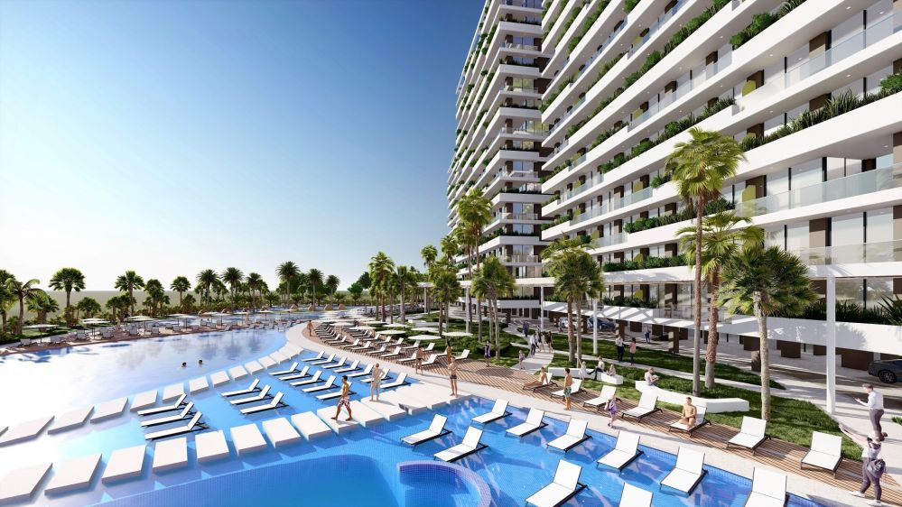 Kuzey Kıbrıs İskele’de Denize 550 m Mesafede Yeni Rezidans Projesi