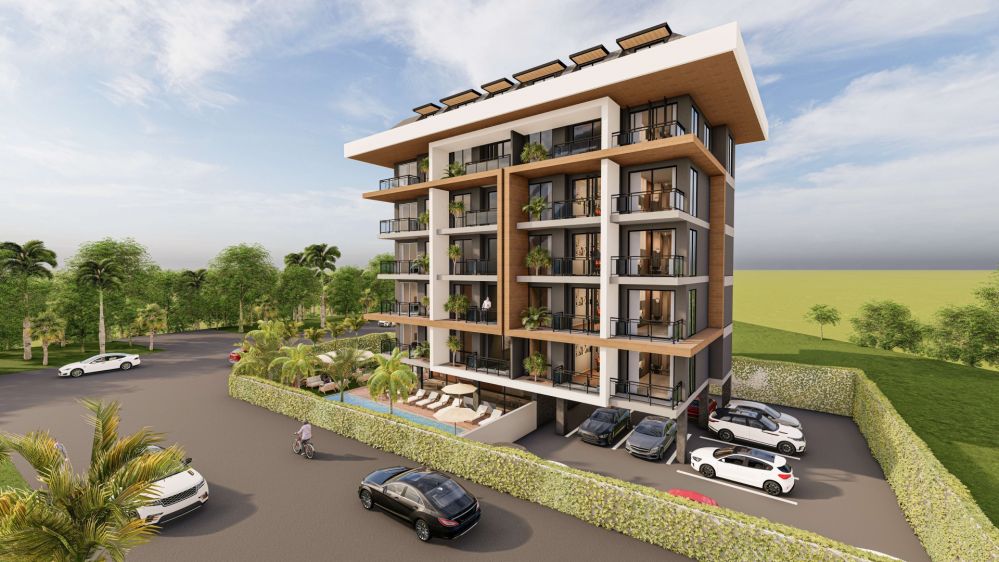 New Residential Project in Oba, Only 280 m from the Sea