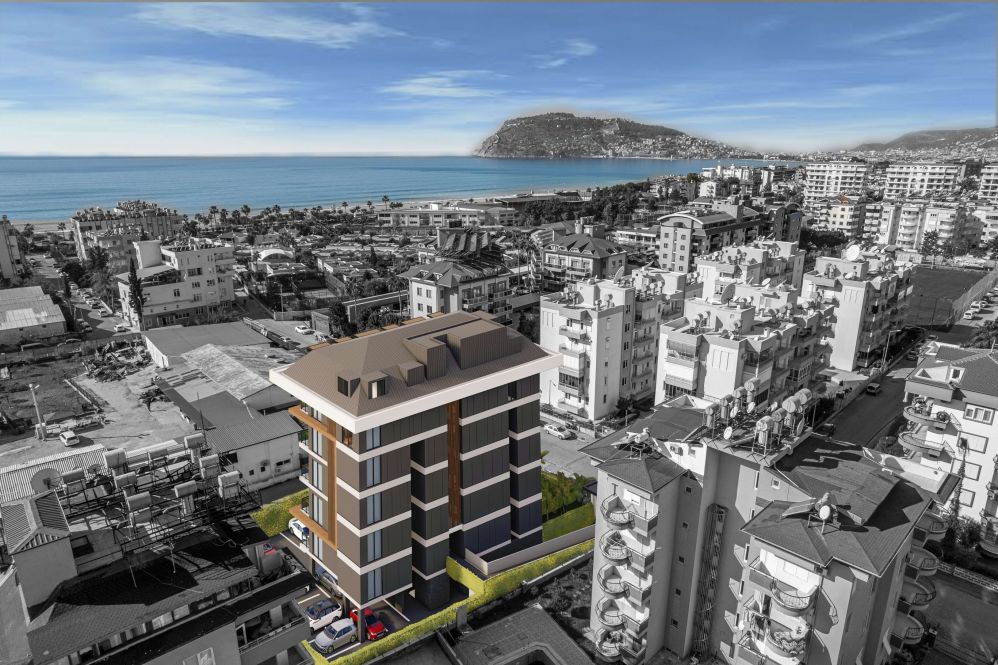 New Residential Project in Oba, Only 280 m from the Sea