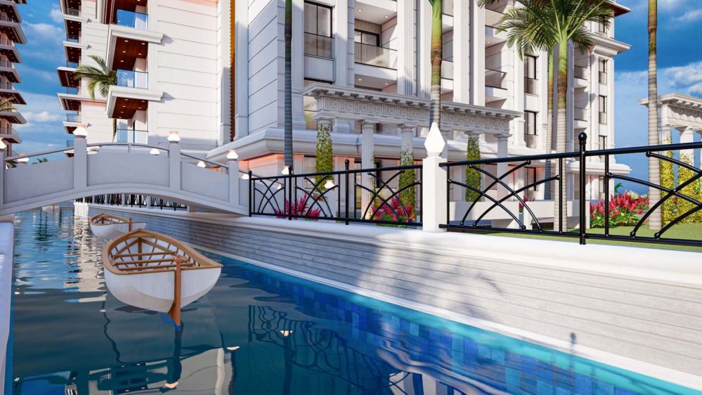 Kuzey Kıbrıs’ta Venedik Konseptli Lüks Konut Projesi