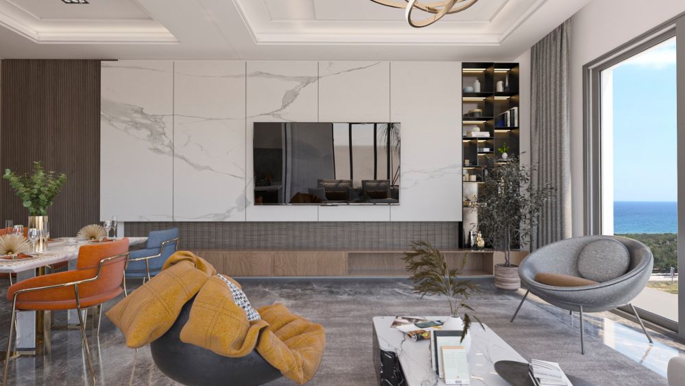 Kuzey Kıbrıs İskele’de Modern ve Konforlu Rezidans Daireler