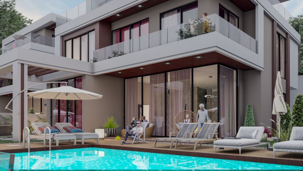 Alanya Bektaş'ta Ultra Lüks Deniz Manzaralı Villa