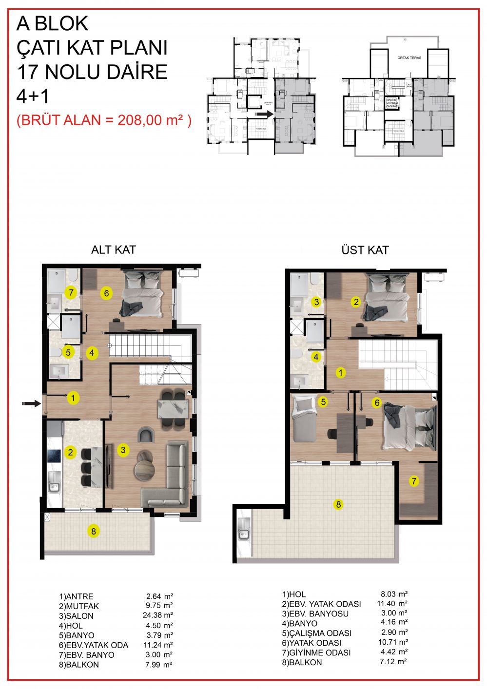 Antalya Kepez Şehir Hastanesi Civarı - Site İçinde Kapalı Otoparklı Sıfır Lüks Daireler