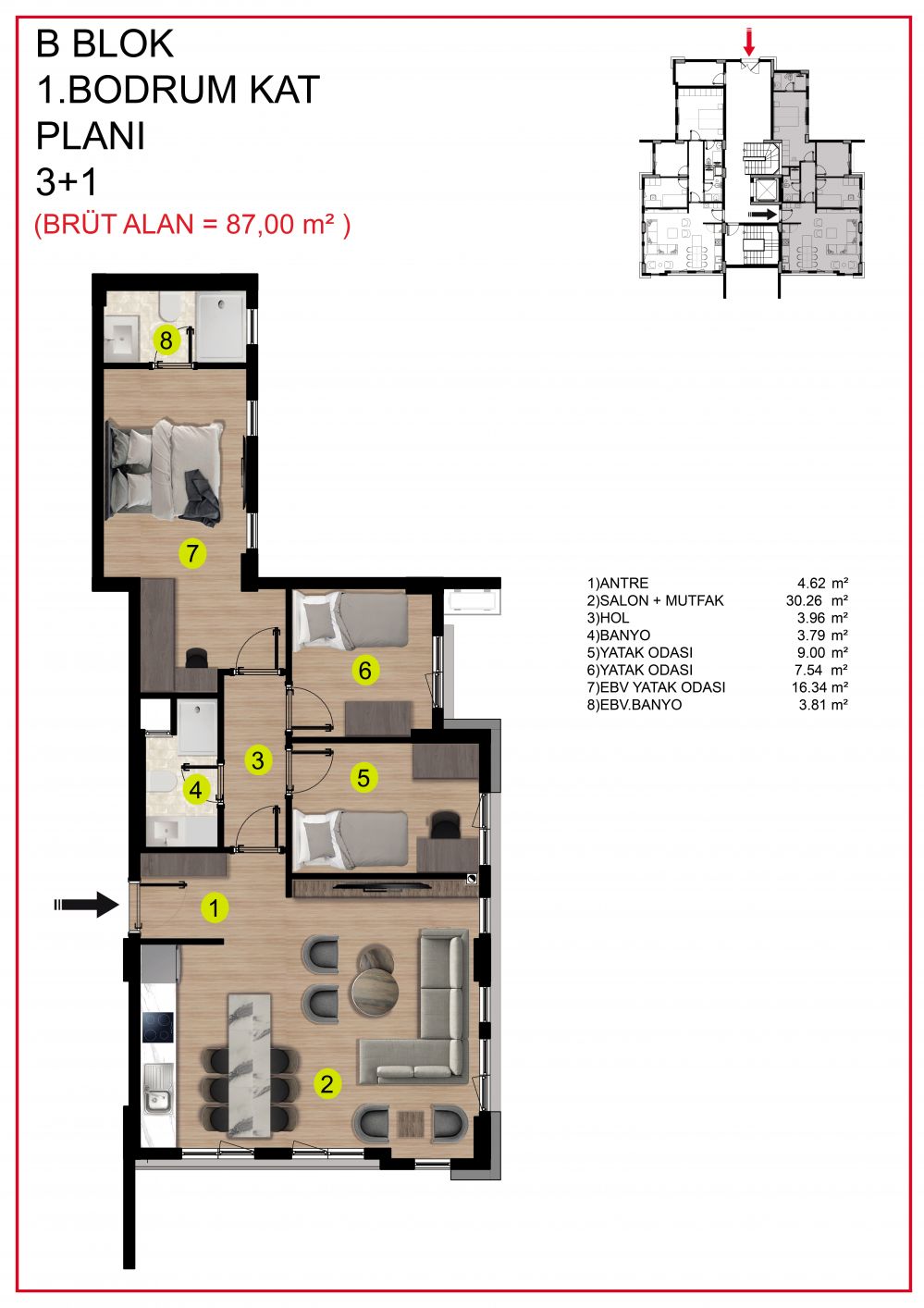 Элитный жилой проект в районе Кепез в Анталии