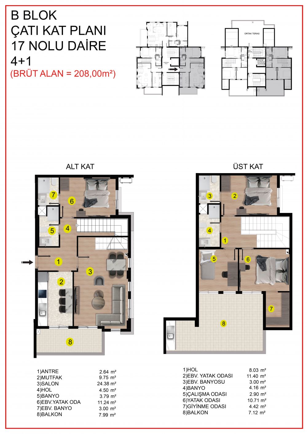 Antalya Kepez Şehir Hastanesi Civarı - Site İçinde Kapalı Otoparklı Sıfır Lüks Daireler