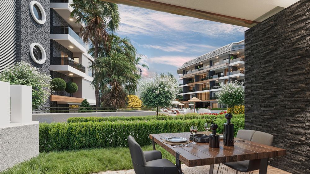 Investment property under construction, from the developer, Oba, Alanya