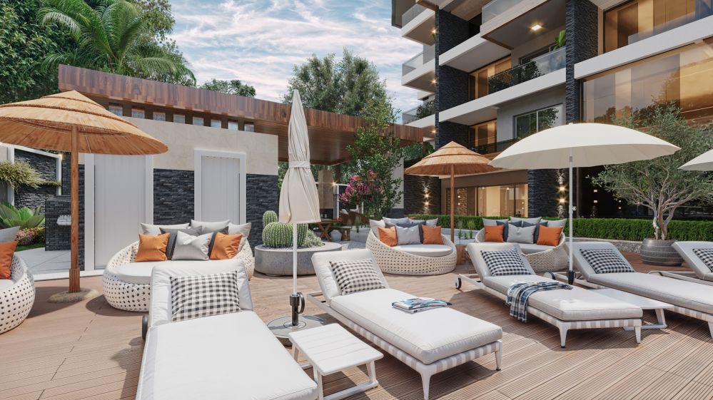 Smart Home Concept Luxury Apartments in Oba Alanya