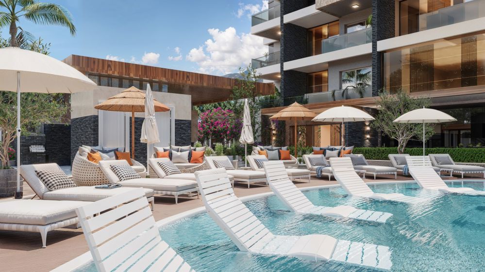 Investment property under construction, from the developer, Oba, Alanya