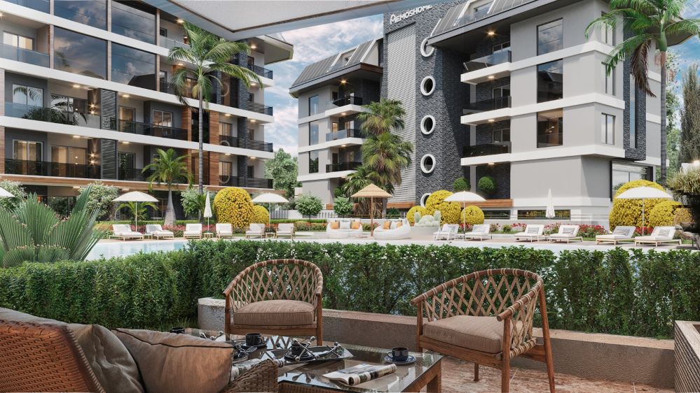 Smart Home Concept Luxury Apartments in Oba Alanya