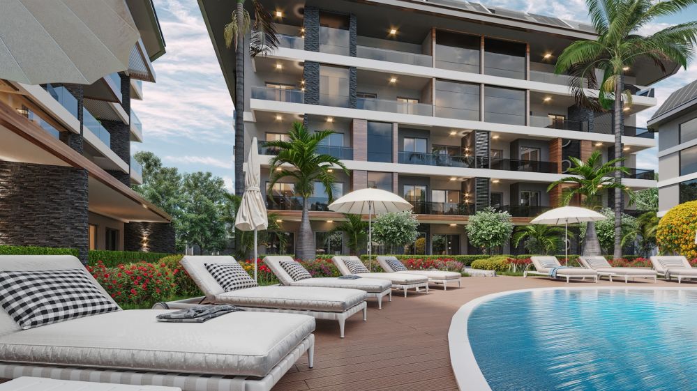 Smart Home Concept Luxury Apartments in Oba Alanya