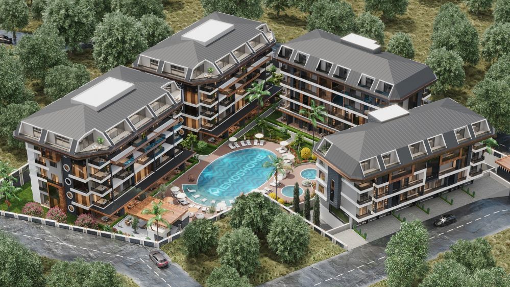 Alanya Oba'da Ultra Lüks Konut Projesi