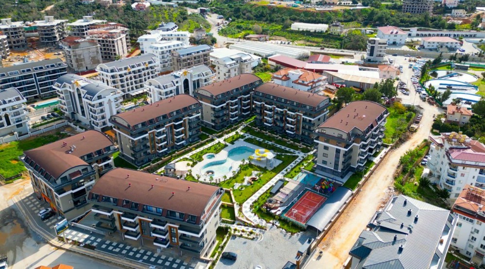 Luxuswohnungen mit Panoramablick auf Meer und Natur in Alanya Oba