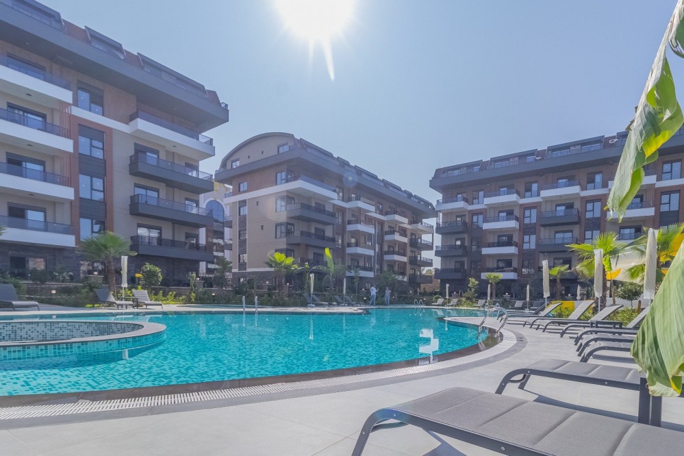 Luxuswohnungen mit Panoramablick auf Meer und Natur in Alanya Oba