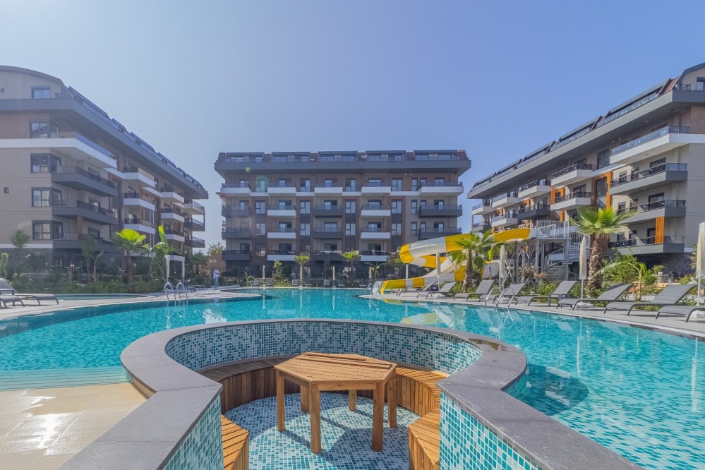 Luxuswohnungen mit Panoramablick auf Meer und Natur in Alanya Oba