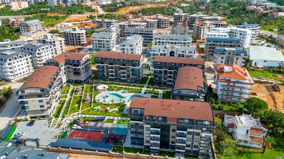 Luxuswohnungen mit Panoramablick auf Meer und Natur in Alanya Oba