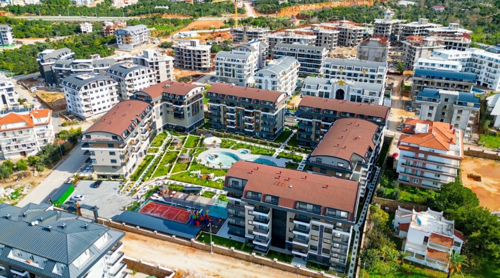 Luxuswohnungen mit Panoramablick auf Meer und Natur in Alanya Oba