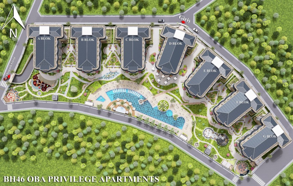 Großes Wohnprojekt in Alanya Oba – modernes Wohnen & attraktive Investitionschance