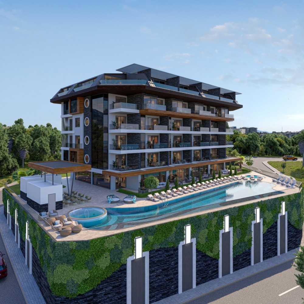 Panoramic Sea View Luxury Smart Home Residence in Kestel, Alanya