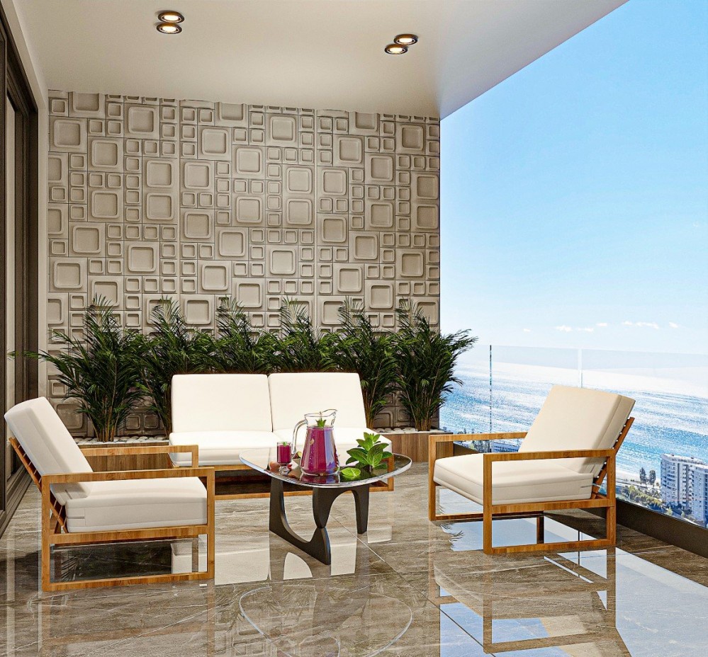 Panoramic Sea View Luxury Smart Home Residence in Kestel, Alanya