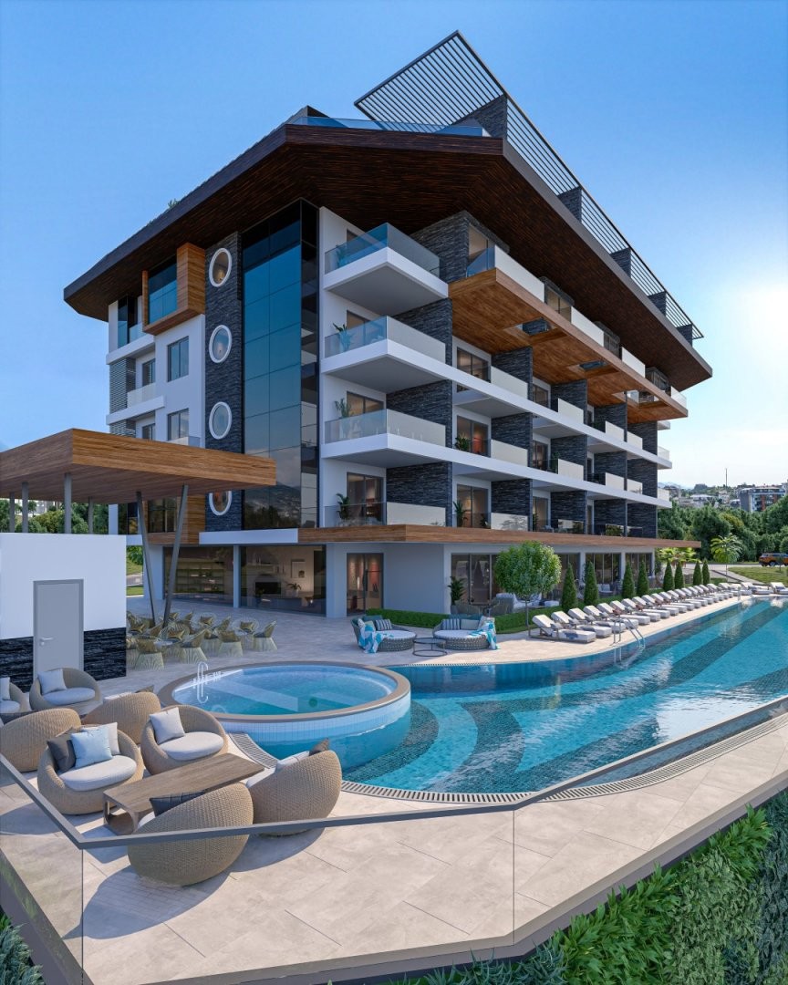 Panoramic Sea View Luxury Smart Home Residence in Kestel, Alanya