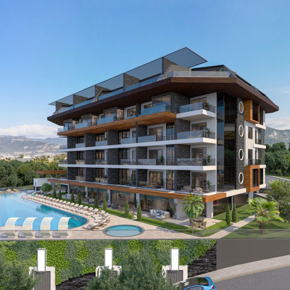 Alanya Kestel'de Ultra Lüks Konut Projesi