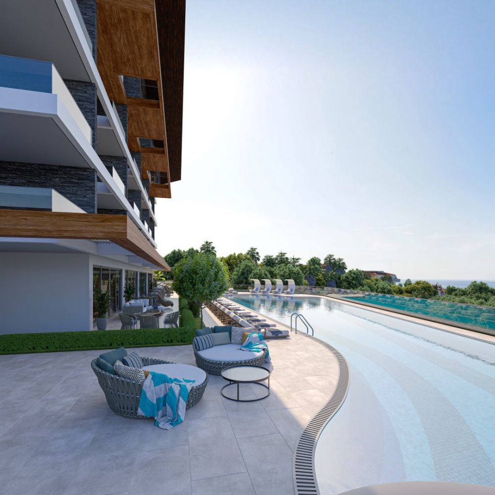 Panoramic Sea View Luxury Smart Home Residence in Kestel, Alanya
