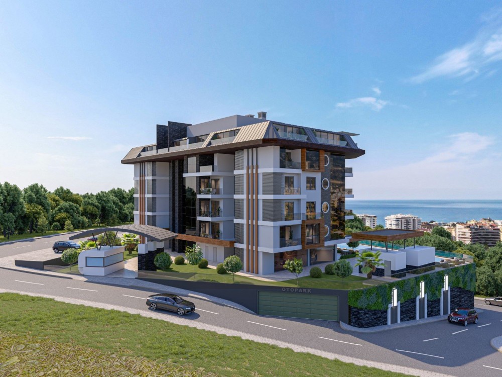 Panoramic Sea View Luxury Smart Home Residence in Kestel, Alanya