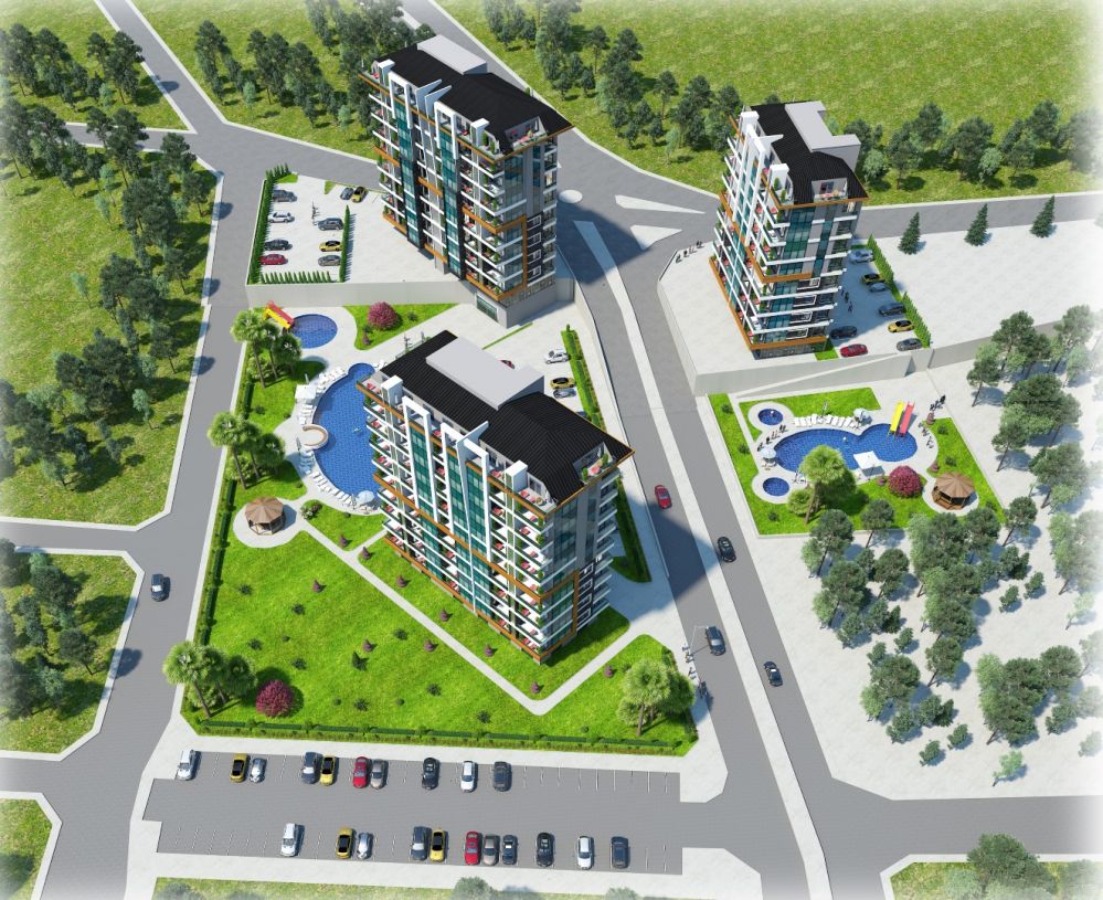 Investment project in installments from the developer Kestel, Alanya