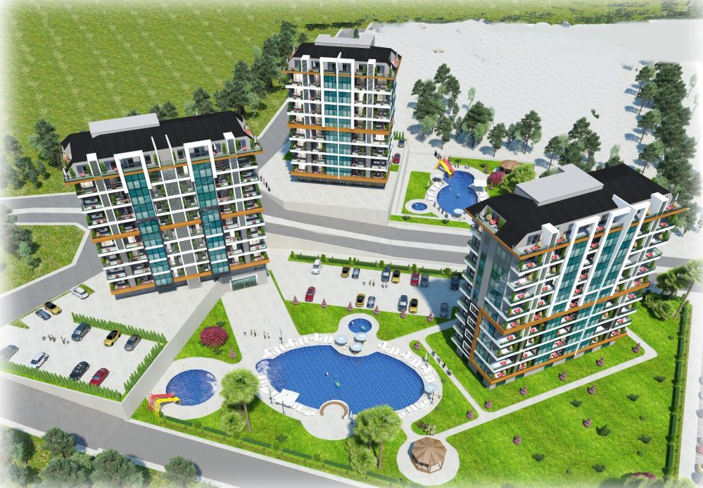 Investment project in installments from the developer Kestel, Alanya