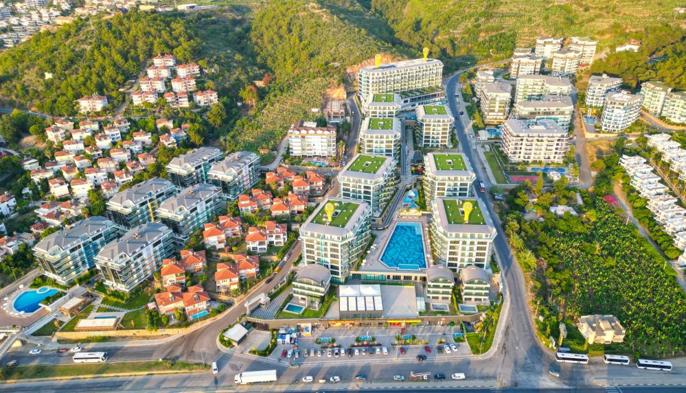 Alanya Kargıcakta Deniz Manzaralı Ultra Lüks Konut Projesi