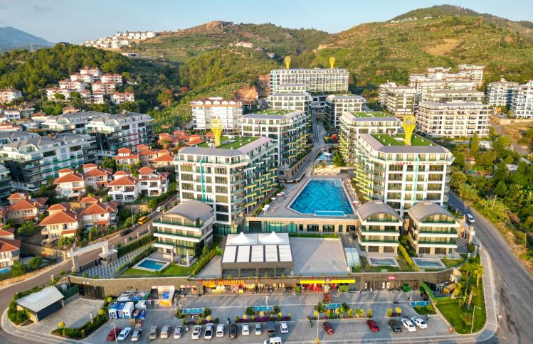 Ultra Luxury Residential Project with Sea View in Alanya Kargicak
