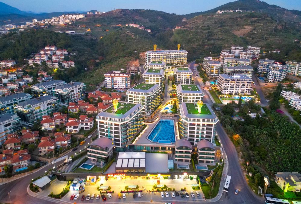 Alanya Kargıcakta Deniz Manzaralı Ultra Lüks Konut Projesi