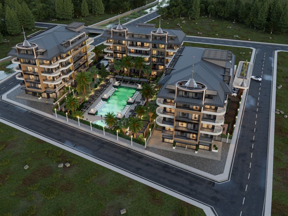 Sea-View Luxury Apartments and Duplexes in Kargicak