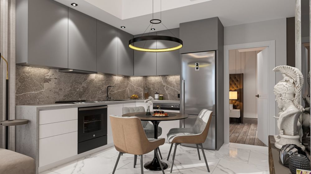 Ultra Luxury Residential Project with Sea View in Alanya Kargicak