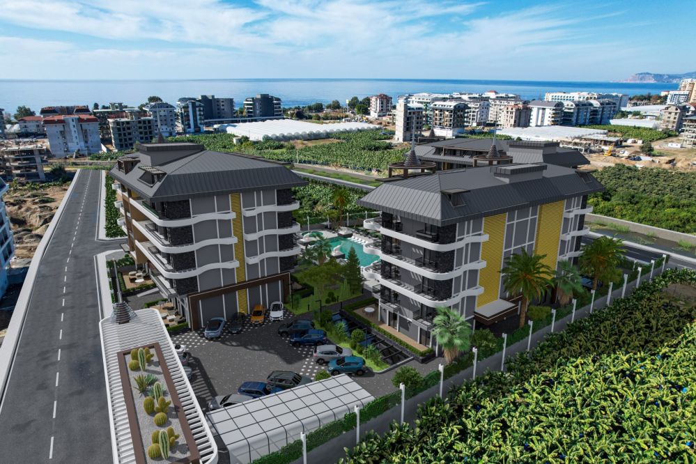 Alanya Kargıcakta Deniz Manzaralı Ultra Lüks Konut Projesi