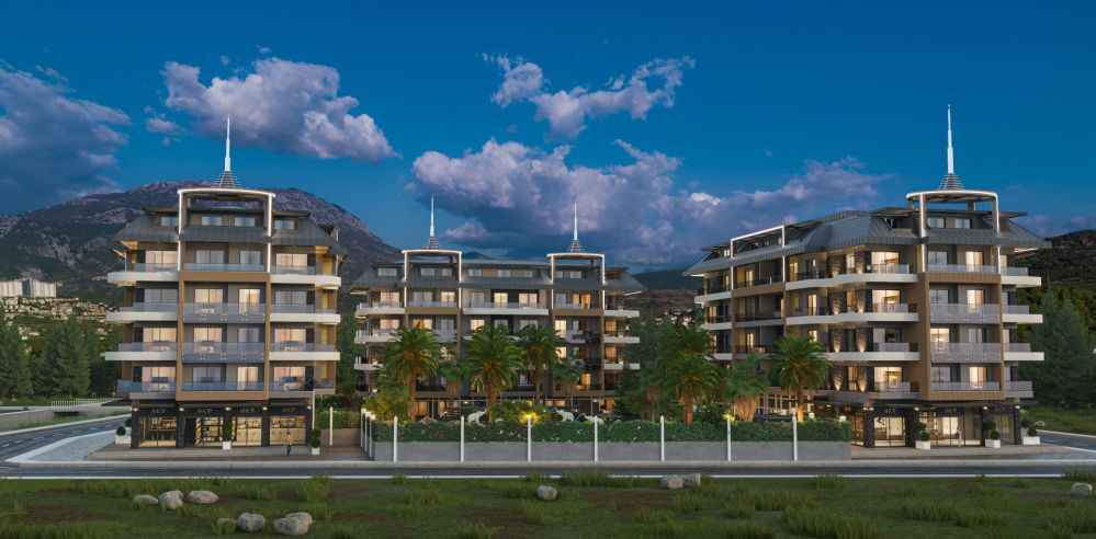 Ultra Luxury Residential Project with Sea View in Alanya Kargicak